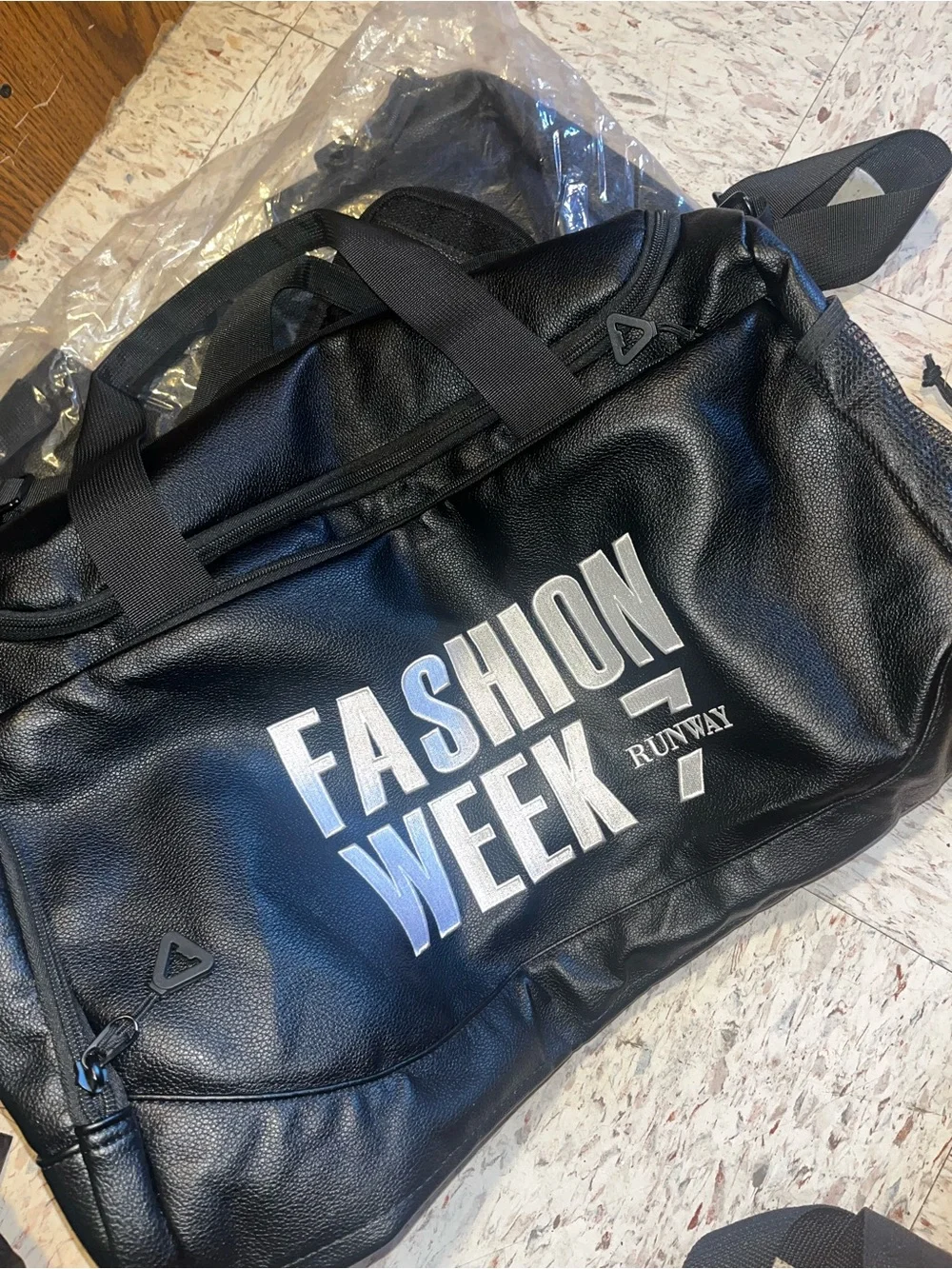 Fashion Week Black Duffle Bag - From Runway7